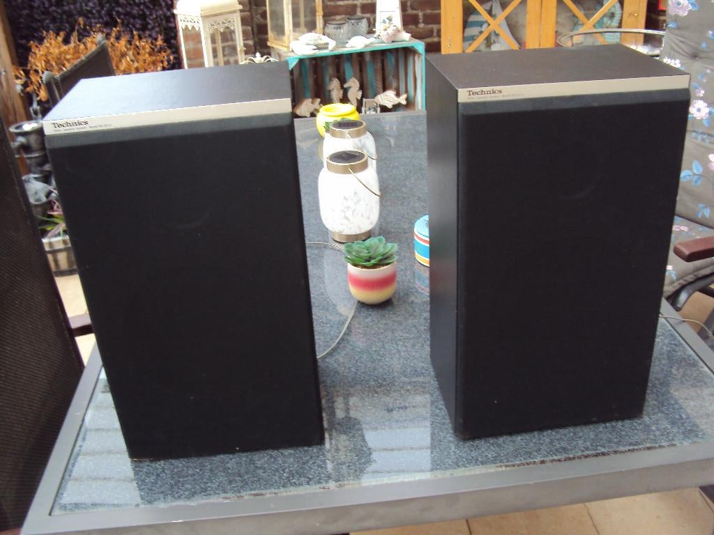 Technics SB-3010.  Matching numbers., Audio, Tv en Foto, Luidsprekers, Gebruikt, Front, Rear of Stereo speakers, Minder dan 60 watt