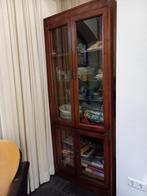 vitrinekast walnotenhout, Huis en Inrichting, Kasten | Vitrinekasten, Ophalen, Gebruikt, Retro - vintage (deens ontwerp), 50 tot 100 cm