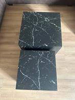 Salontafels set van 2,  marmerlook, Ophalen, Zo goed als nieuw, Marmerlook, Overige typen