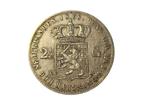 Nederland 2,5 Gulden 1868 Willem 3, Postzegels en Munten, Koning Willem III, Zilver, Ophalen of Verzenden, Losse munt
