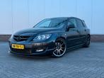 Mazda 3 2.3 MPS 2007 Zwart Forged Maxton Design, Stoelverwarming, 74 €/maand, 4 cilinders, Leder en Stof