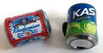 Vintage MAGNEETBLIKJES – BUDWEISER en KAS (3,5 cm), Verzamelen, Biermerken, Ophalen of Verzenden, Gebruikt, Overige typen, Overige merken