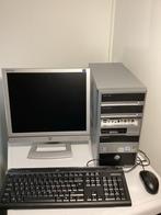 Medion PC MT6 met 2 monitoren, toetsenbord en muis, Ophalen, Gebruikt, HDD, Met monitor