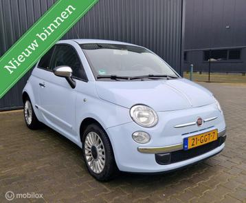 Fiat 500 1.2-16v SPORT 2008 Blauw Airco/PDC/Leder/APK6-2025 beschikbaar voor biedingen