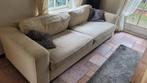 Brede comfortabele bank beige, Ophalen, Stof, Gebruikt, Driepersoons