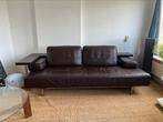 Leren Rolf Benz bank - choco / bruin - 250cm, Huis en Inrichting, Banken | Bankstellen, Ophalen of Verzenden, Gebruikt, Leer