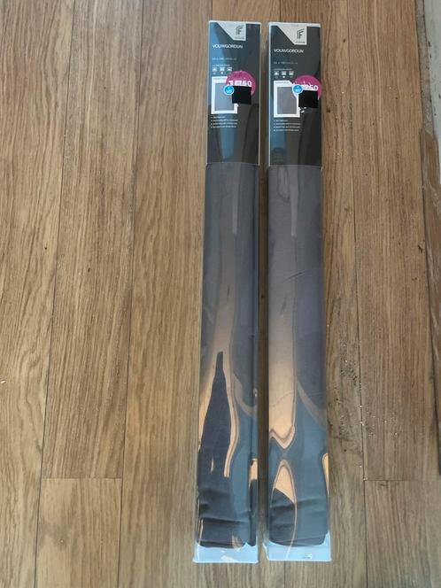 2x Vouwgordijn Antraciet Grijs 60x180cm Nieuw, Huis en Inrichting, Stoffering | Gordijnen en Lamellen, Nieuw, 150 tot 200 cm, 50 tot 100 cm