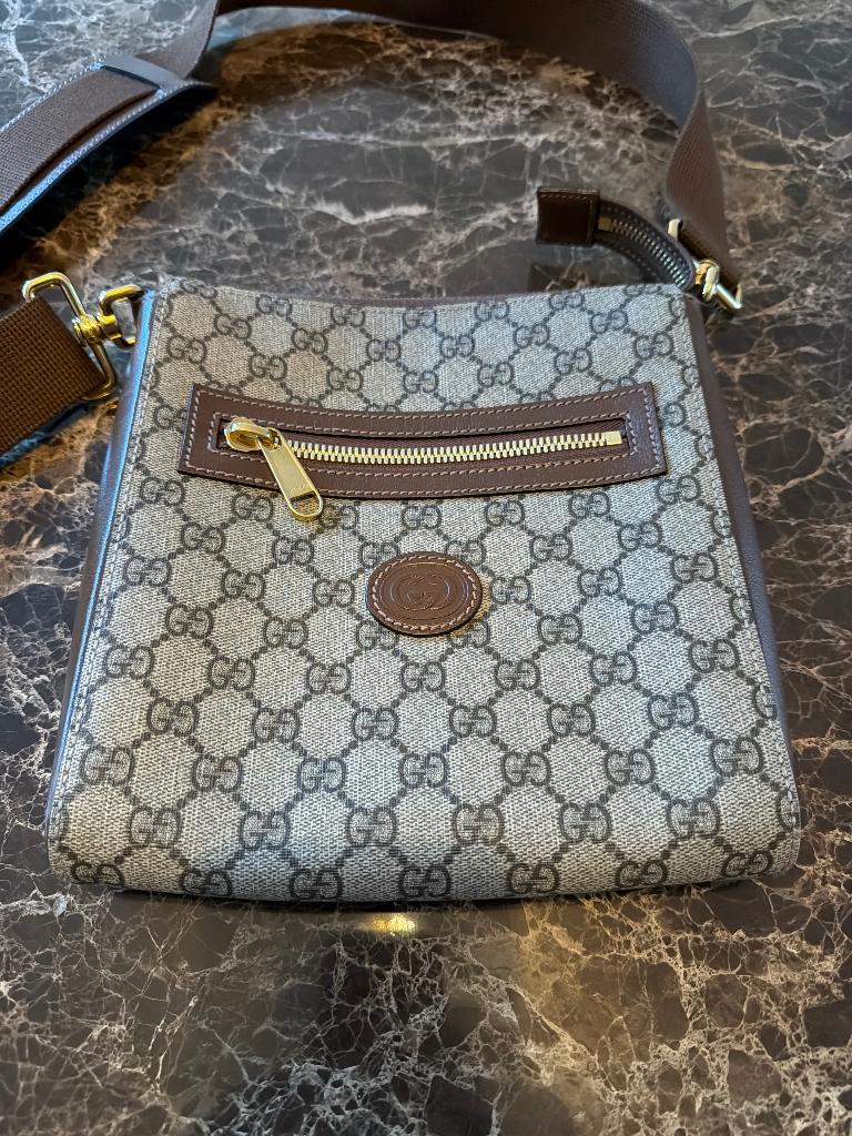 Gucci messenger bag, Sieraden, Tassen en Uiterlijk, Tassen | Schoudertassen, Ophalen, Zo goed als nieuw, Beige