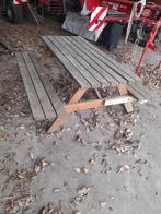Houten Picknicktafel - Gebruikt, Ophalen, Gebruikt, Inklapbaar, Rechthoekig