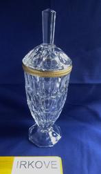 BOKAAL KRISTAL MET GOUDRAND * Mooi Model *, Antiek en Kunst, Antiek | Glas en Kristal, Verzenden