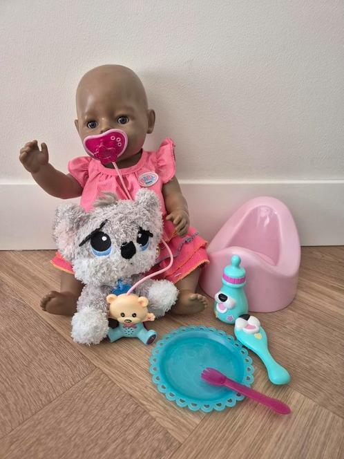 Baby Born interactieve speelset, Kinderen en Baby's, Speelgoed | Poppen, Zo goed als nieuw, Babypop, Ophalen of Verzenden