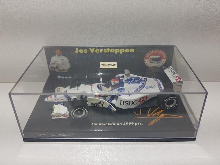 F1 Stewart Ford SF-2 Jos Verstappen (Shop) 1/43, Hobby en Vrije tijd, Modelauto's | 1:43, Zo goed als nieuw, Auto, MiniChamps