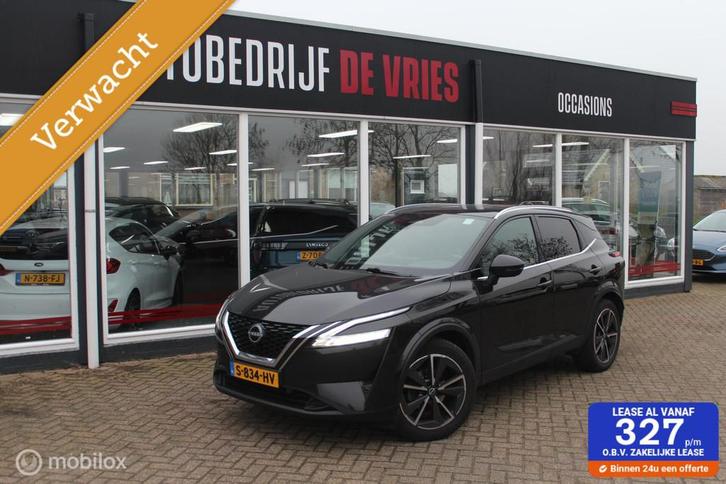 Nissan Qashqai 1.3 MHEV Xtronic Tekna Plus Full Options Pano, Auto's, Nissan, Bedrijf, Te koop, Qashqai, 360° camera, ABS, Achteruitrijcamera