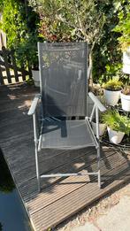 4st. Lichtgewicht inklapbare aluminium campingstoelen, Caravans en Kamperen, Ophalen, Zo goed als nieuw, Campingstoel