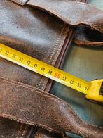 Grote leren tas, Ophalen, 30 cm of meer, Gebruikt, Bruin