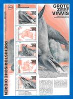 Prehistorische dieren, grote zeefvinvis (postzegelvel), Ophalen of Verzenden, Na 1940, Postfris