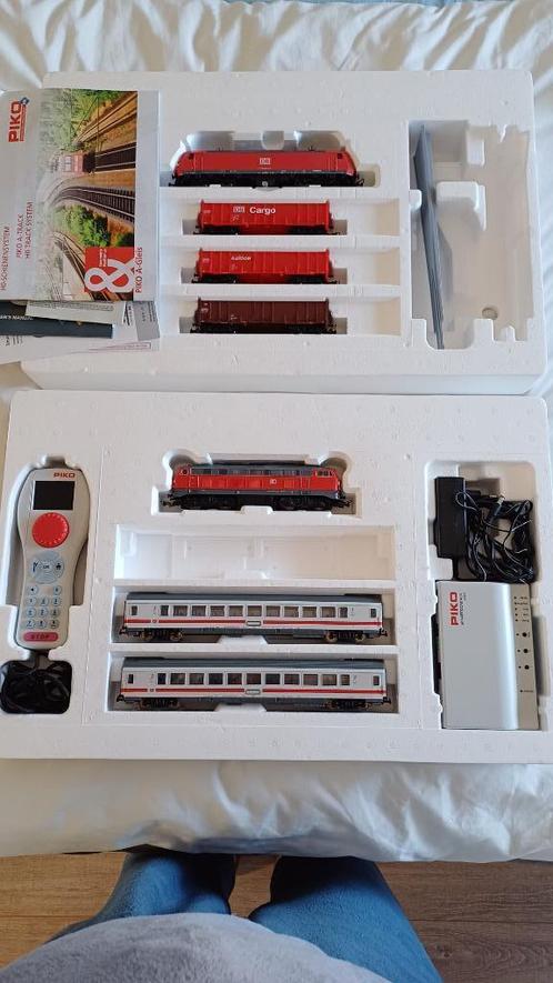 Piko Digitale startset als nieuw, Hobby en Vrije tijd, Modeltreinen | H0, Zo goed als nieuw, Treinset, Gelijkstroom, Piko, Ophalen of Verzenden