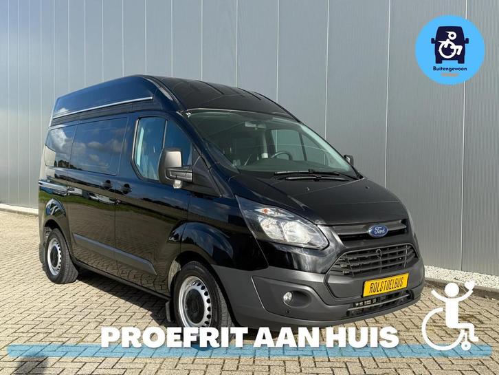 Ford Transit Custom Automaat Rolstoelbus (Airco) 2018 Zelfri, Auto's, Bestelauto's, Bedrijf, Te koop, Aangepast voor mindervaliden
