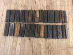 Houten Letterpers Letters, Antiek en Kunst, Ophalen of Verzenden