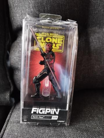 Grote FigPin Star Wars The Clone Wars - Darth Maul pin beschikbaar voor biedingen