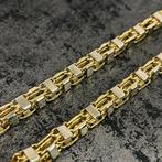 18k gouden magnum ketting schakel massief 200 gr, Ophalen of Verzenden