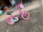 Roze Puky kinderfiets met zijwieltjes, Fietsen en Brommers, Fietsen | Kinderfietsjes, Ophalen, Gebruikt, Minder dan 16 inch, Zijwieltjes