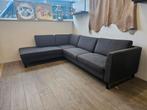 Hoekbank - Antraciet, Huis en Inrichting, 125 cm of meer, 125 cm of meer, Zo goed als nieuw, Info@homefriesland.nl