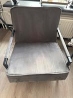 Relaxstoel met groot zitvlak - Weinig gebruikt, Huis en Inrichting, Fauteuils, Ophalen, Minder dan 75 cm, Zo goed als nieuw, Stof