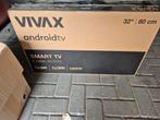 Nieuwe vivax 32 inch led tv's met ingebouwde chromekast, Ophalen, Nieuw, Overige merken