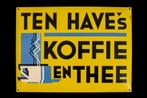 Blikken reclamebordje Ten Have's Koffie en Thee, Verzamelen, Ophalen of Verzenden, Gebruikt, Reclamebord
