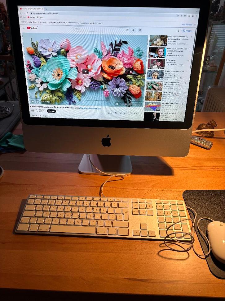 Imac 20 inch 2007 2,4 Ghz Intel Core 2 Duo met Kingston SSD, Computers en Software, Apple Desktops, Gebruikt, iMac, SSD, 2 tot 3 Ghz