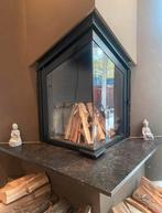 Hoek inbouw kavhel met liftdeur, Ophalen, Gebruikt, Inbouwhaard, Houthaard