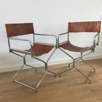 2 Rafael Raphael Garcia Silla Jamuga stoelen stoel vintage, Huis en Inrichting, Stoelen, Ophalen, Gebruikt, Bruin, Nvt