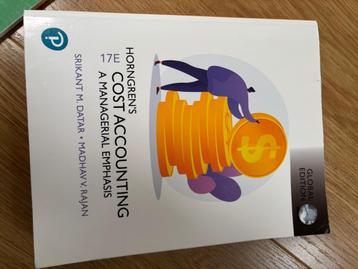 Z.g.a.n. boek: horngren’s cost accounting  beschikbaar voor biedingen