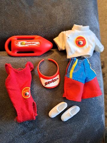 Barbie Baywatch uitrusting/kleding 1994 beschikbaar voor biedingen