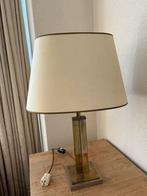 Lamp tafelmodel messing voet, Ophalen, Gebruikt, Metaal, 50 tot 75 cm