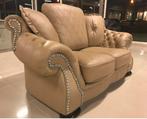 Klassieke exclusieve bankstellen 3 en 2 zits leder €1295,-, Ophalen of Verzenden, Nieuw, Rechthoekig, 125 cm of meer