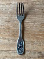 Vintage Lutz & Weiss verzilverd kindervorkje hertje, Antiek en Kunst, Ophalen of Verzenden