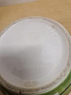 bloempot groen wit geruit aardewerk, Tuin en Terras, Bloempotten, Ophalen of Verzenden, 'T Olde Gre-j, Info@toldegrej.nl, Endepoelstraat 20f Didam