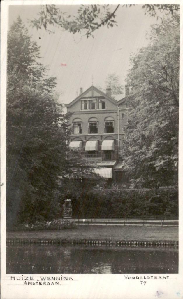 Amsterdam - Vondelstraat, Verzamelen, Ansichtkaarten | Nederland, Ongelopen, Noord-Holland, Voor 1920, Ophalen of Verzenden