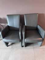 Riva Goossens eetkamerstoelen met armleuning 2x, Huis en Inrichting, Fauteuils, Ophalen, Gebruikt, 50 tot 75 cm