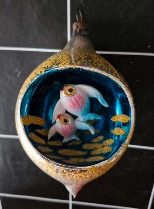 Oude Kerstbal Vissen, Diversen, Kerst, Zo goed als nieuw, Ophalen of Verzenden