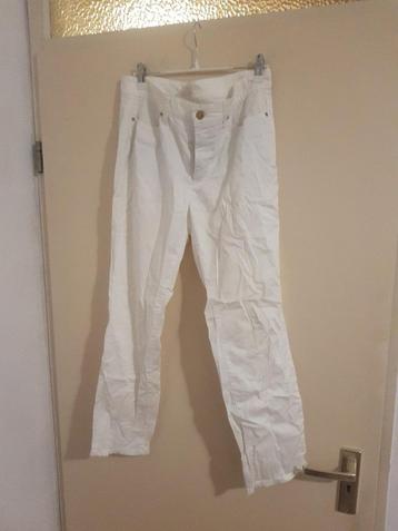 Cambio Piara broek wit maat 40 – nieuwstaat beschikbaar voor biedingen
