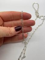 A223 Prachtige zilveren FBM ketting 80 cm, Sieraden, Tassen en Uiterlijk, Antieke sieraden, Ophalen of Verzenden, Zilver, Ketting