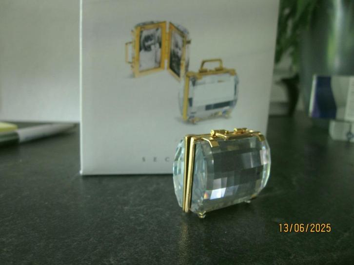 Swarovski Memories Koffer/Fotolijstje incl. doos & certifica, Verzamelen, Swarovski, Nieuw, Figuurtje, Ophalen of Verzenden