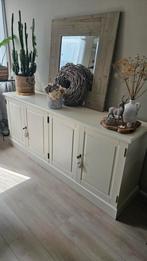 Dressoirkast wit landelijke Stijl, Ophalen, Met deur(en), 150 tot 200 cm, 25 tot 50 cm