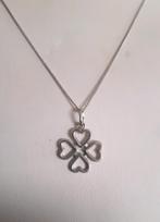 Witgouden ketting en kettinghanger 8 karaat, Verzenden, Zo goed als nieuw, Wit, Goud