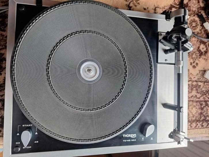 Thorens TD145 mk2 Platenspeler - Klassieker!, Audio, Tv en Foto, Platenspelers, Gebruikt, Platenspeler, Thorens, Pitch-regelaar