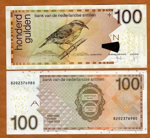 100 Gulden Nederlandse Antillen 2016 UNC, Postzegels en Munten, Bankbiljetten | Azië, Los biljet, Zuidoost-Azië, Ophalen of Verzenden