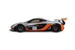 GT Spirit 1:8 MCLaren P1 GTR grijs oranje 2014 incl showcase, Ophalen, -, Nieuw, 1:5 t/m 1:8
